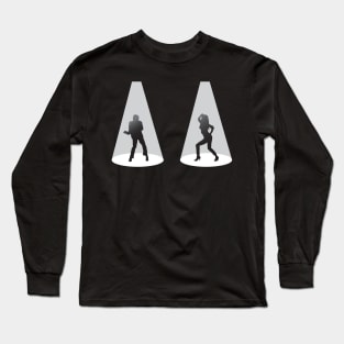 Two dancers silhouette Long Sleeve T-Shirt